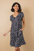 now not later cheetah print dress