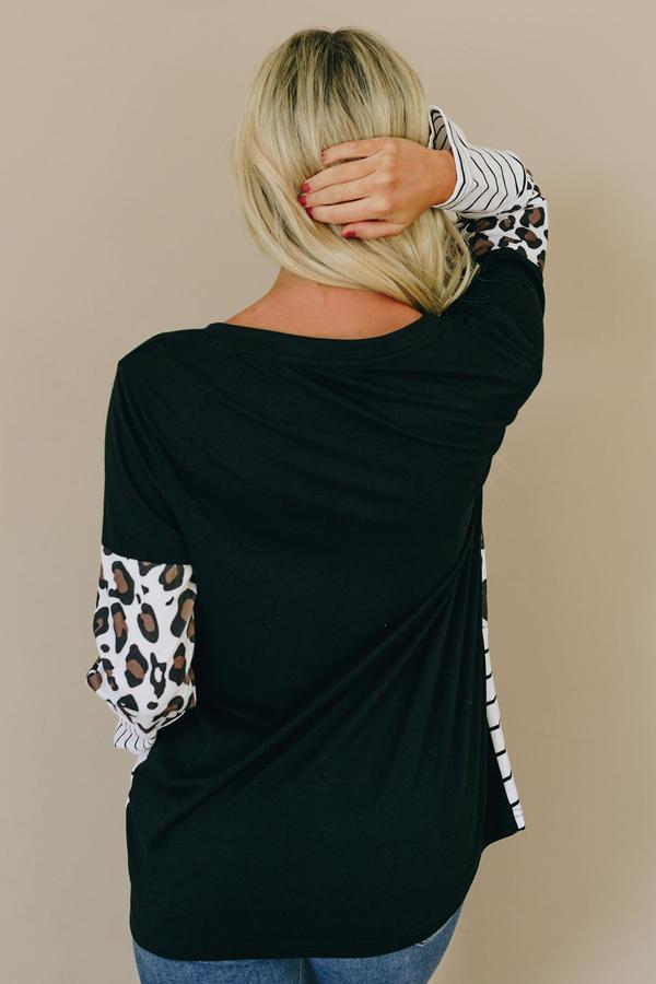 color coordinate patterned top