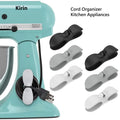 1/6/9pcs Wire Cable Organizer Tidy Management Clips Holder Adhesive Cord Storage Wrapper Winder for Kitchen Appliances Computer