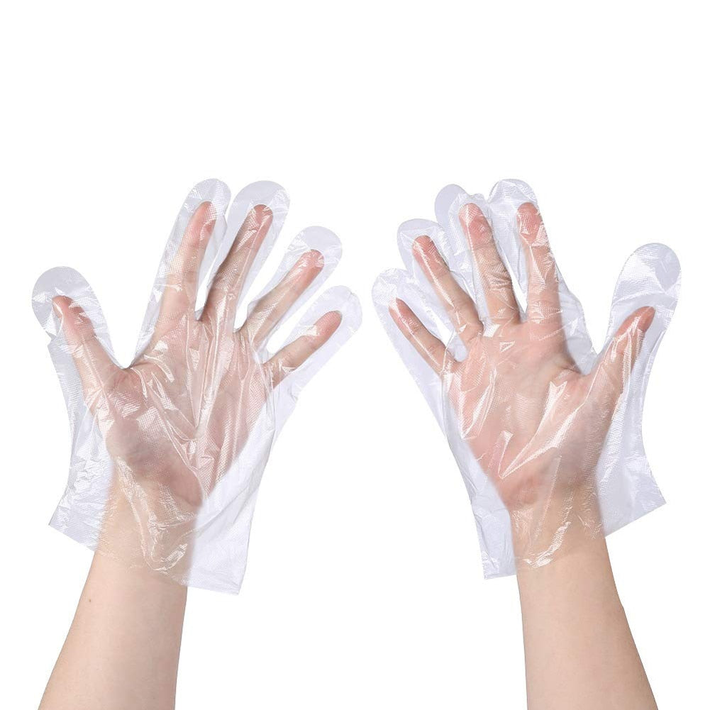 GreenGuard Gloves: 50 Pairs: Eco-Friendly Disposable Plastic Gloves for Sustainable Restaurants