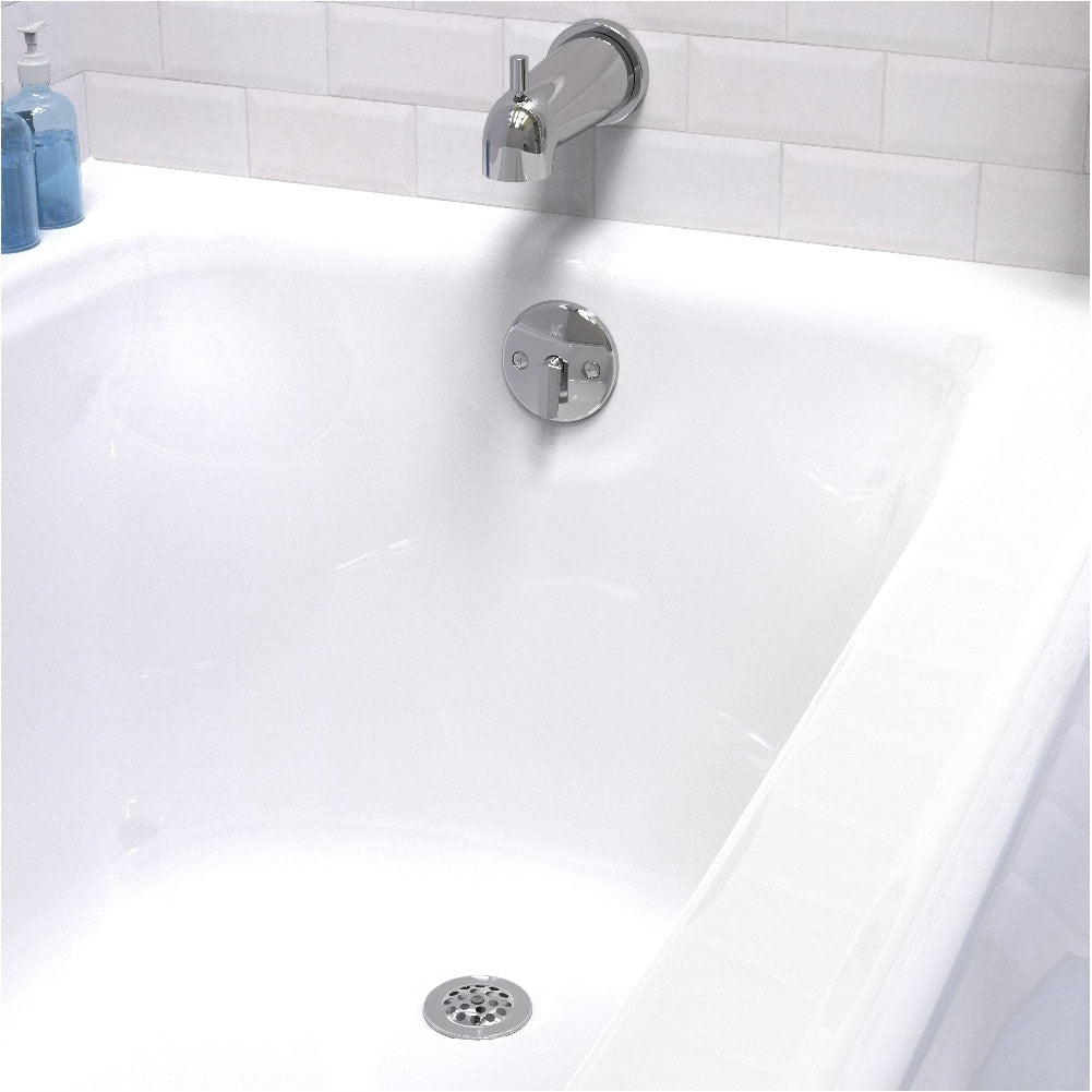 Keeney 1.5-in Polished Chrome Triplever Drain with PVC Pipe
