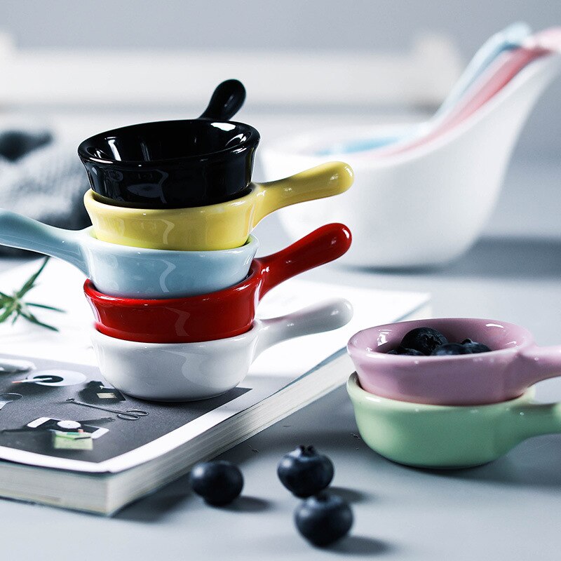 Savor the Flavor: Exquisite Solid Color Ceramic Sauce Dish Collection
