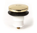 PF WaterWorks Polished Brass Foot Lock Drain