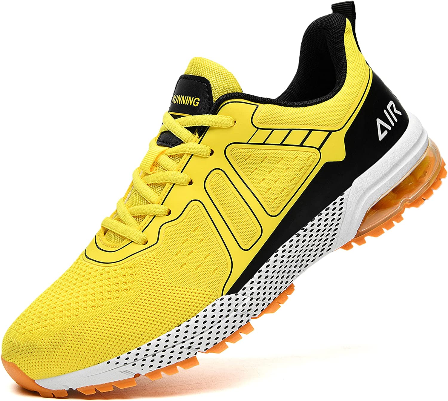 Autper Mens Air Athletic Running Tennis Shoes Lightweight Sport Gym Jogging Walking Sneakers US 6.5-US12.5