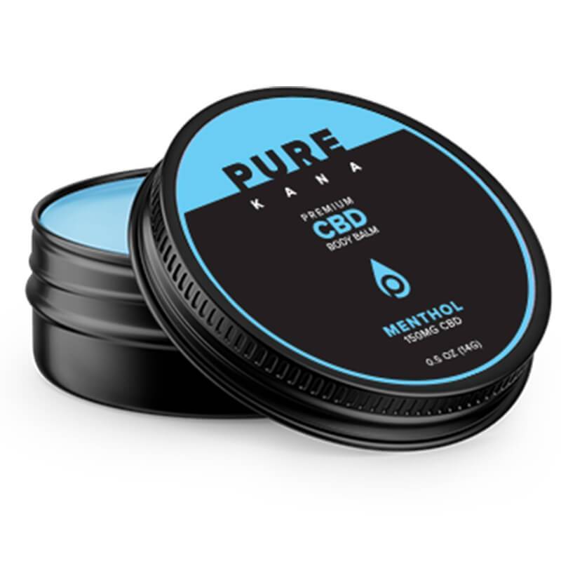 purekana cbd topical menthol body balm 150mg 600mg