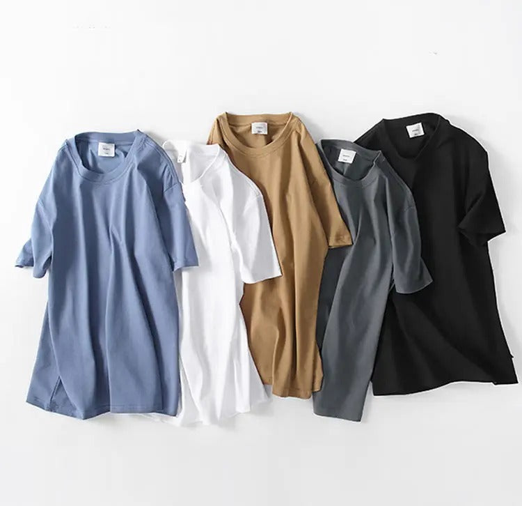 Men T Shirt  Custom Logo Printed 100% Cotton T Shirt Men Plain T-shirt Men Cotton Crew Neck T-Shirts Tee Top Longline