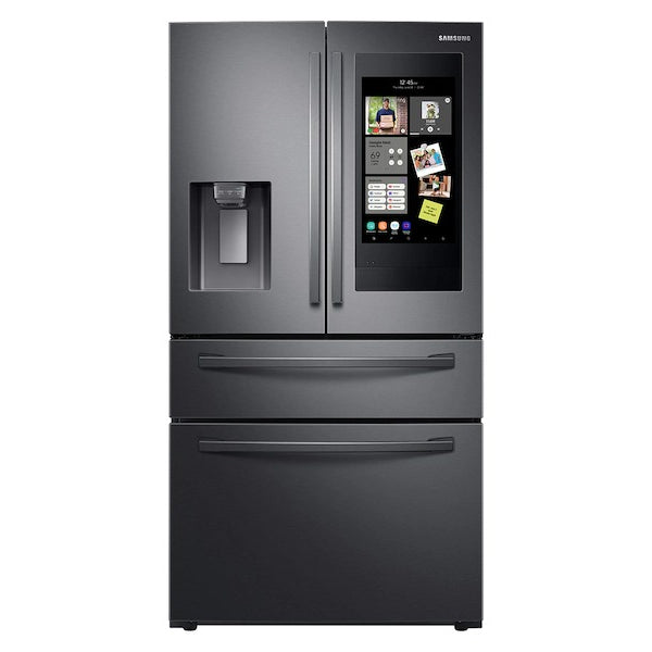 Wholesale Supply of 28 cu ft 4 door french door refrigerator with touch screen Black Stainless Steel