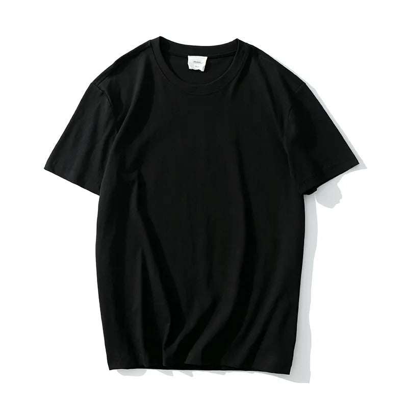 Men T Shirt  Custom Logo Printed 100% Cotton T Shirt Men Plain T-shirt Men Cotton Crew Neck T-Shirts Tee Top Longline
