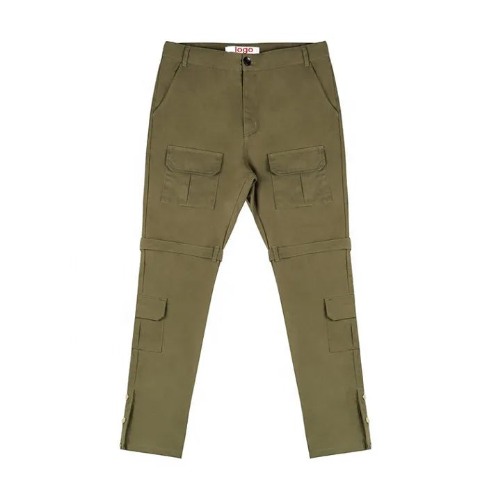 2023 summer New Multi-pocket Cargo Pants Custom Elastic Plus Size Men's Pants & Trousers cargo trousers