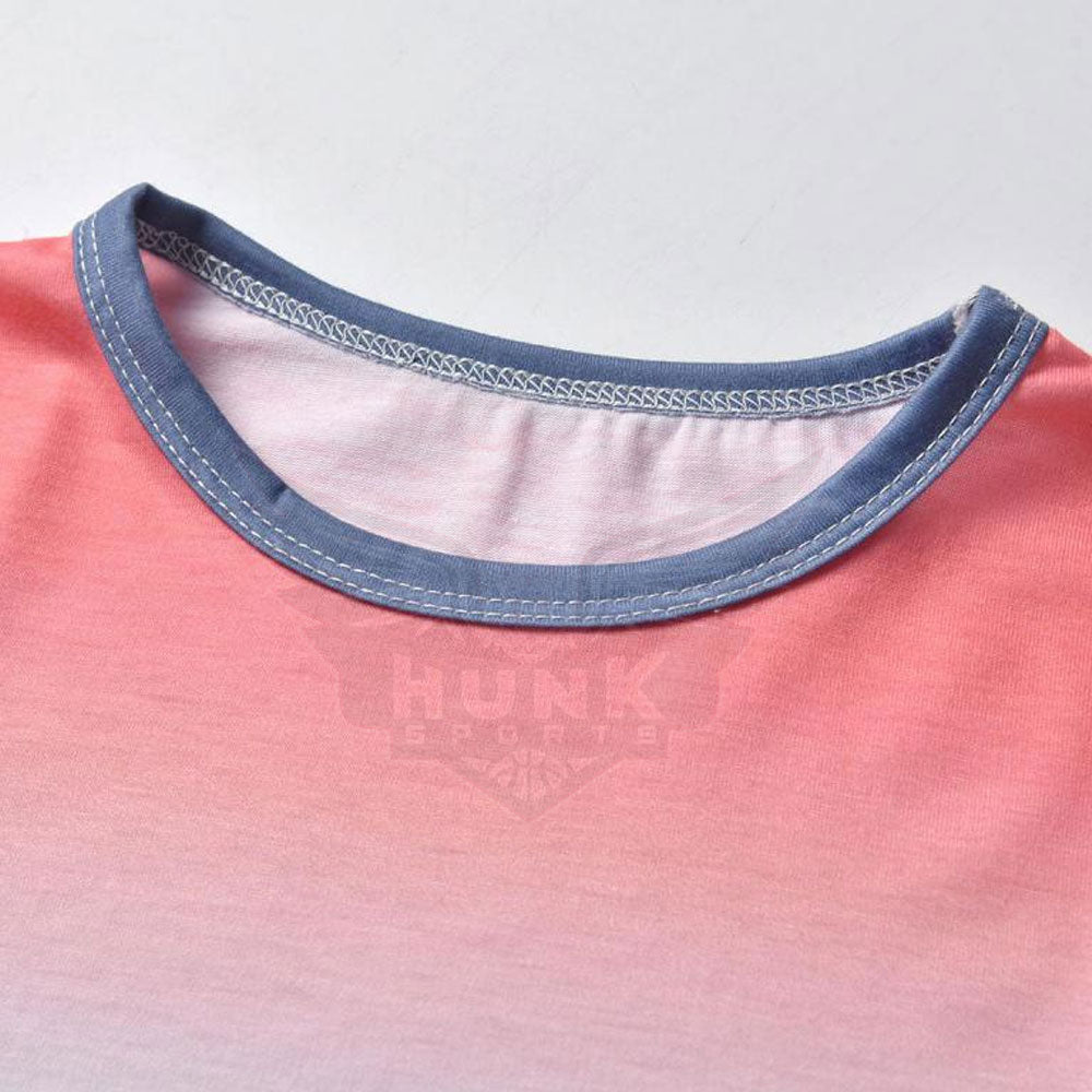 Crew Neck Tee Shirt For Kids-Purple With Print T-Shirts For Kids Wear Quick Dry Kids T-Shirts