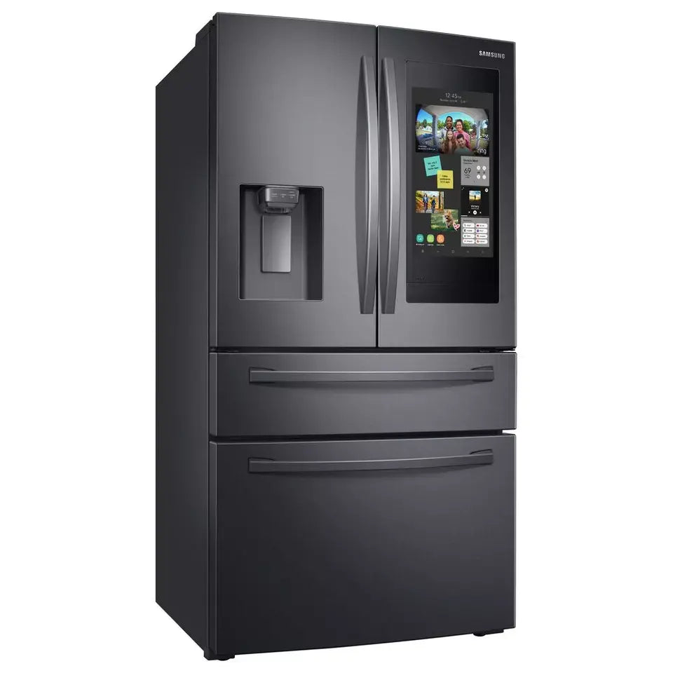 Ready to ship 28 cu ft 4 door french door refrigerator with touch screen Stainless Steel