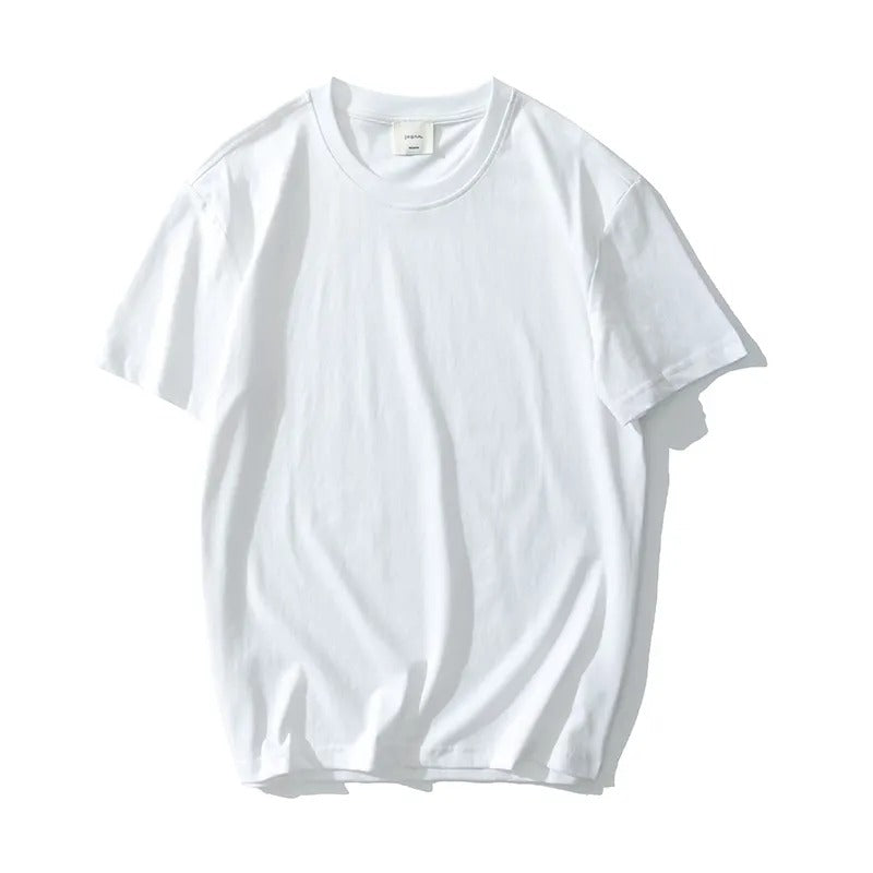 Men T Shirt  Custom Logo Printed 100% Cotton T Shirt Men Plain T-shirt Men Cotton Crew Neck T-Shirts Tee Top Longline