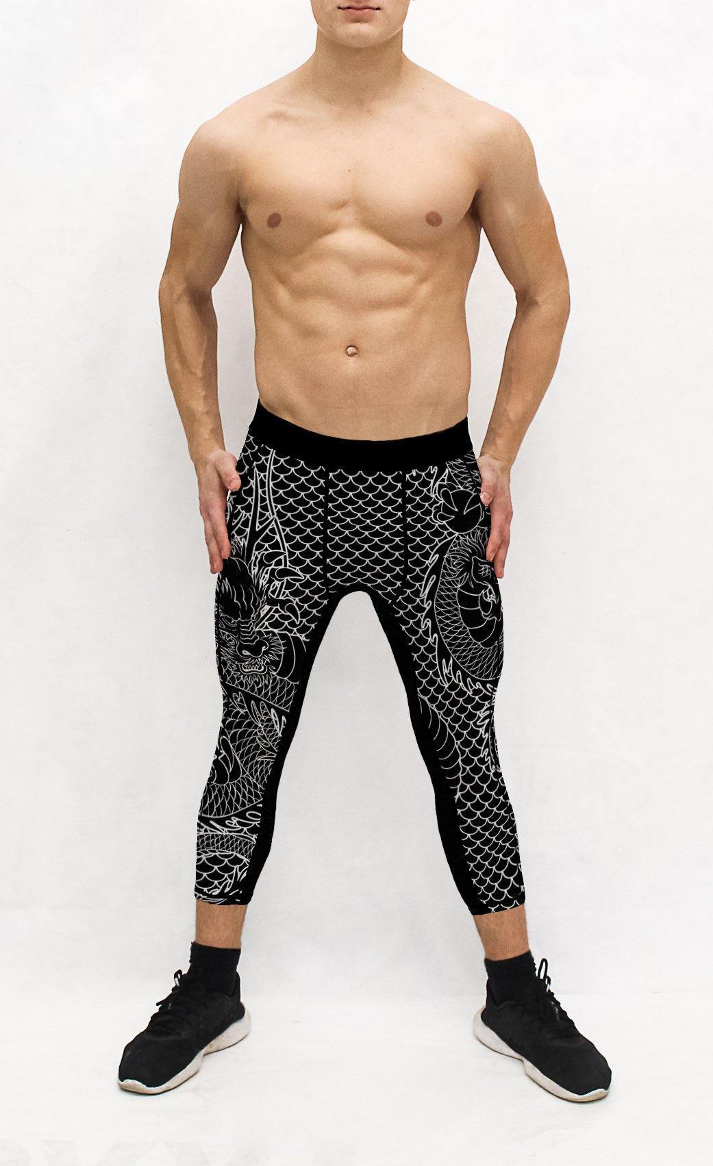 dragon mens compression pants