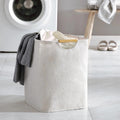 Canvas Laundry Basket Foldable Clothes Toy Storage Organizer Large Capacity Clothes Hamper Laundry Sundries Organizer Thicken