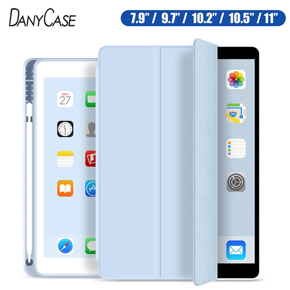 case for 2020 ipad 10 2 8th 2018 2017 9 7 mini 5 2021 pro 11 10 5 air 3 4 smart cover with pencil holder ipad 5th 6th generation tablets e books case