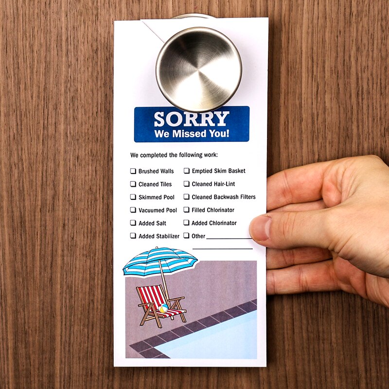 Custom Paper Printing Do Not Disturb Doorhanger Advertising Flyer Door Hanger