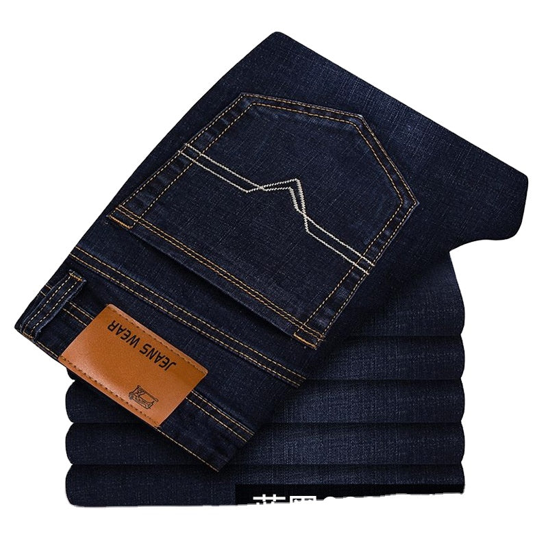 Ready to ship denim jeans for men slim fit pants skinny men's jeans pants man