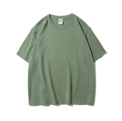 HIC High Quality Heavyweight 280gsm 100% Cotton Oversized Printed Embroidered Plain Tee plus size men's custom t shirt