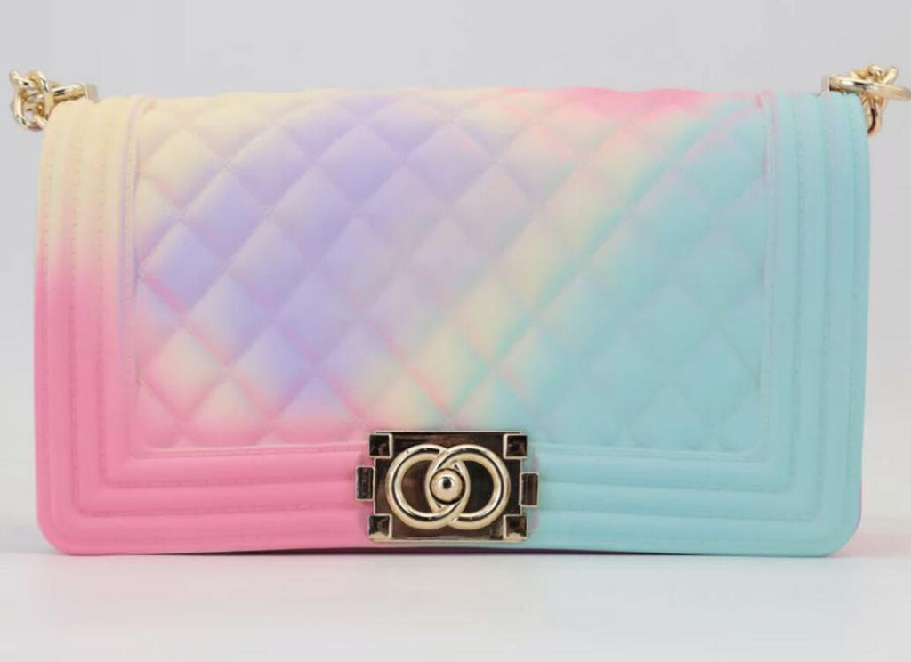 women jelly purse hand bags designer wholesale rainbow bag 2021 women ladies shoulder handbags candy jelly bags