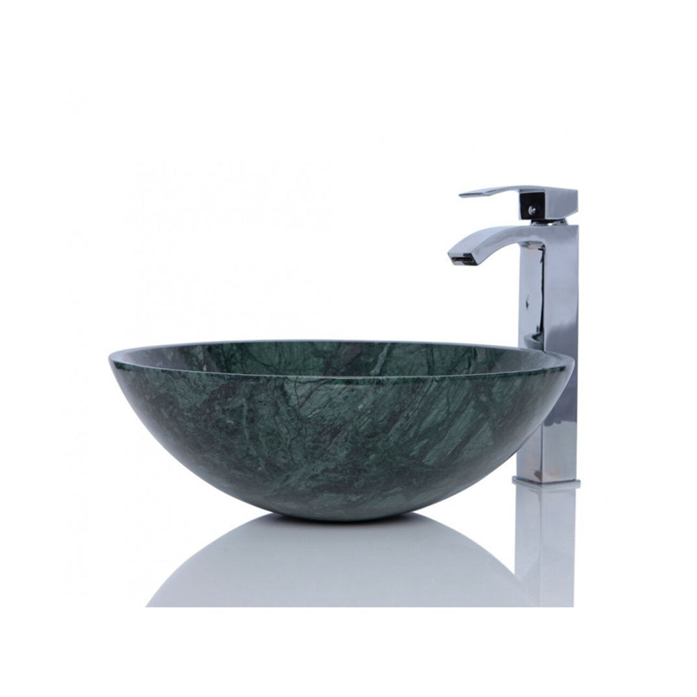 Natural green marble stone bathroom sink