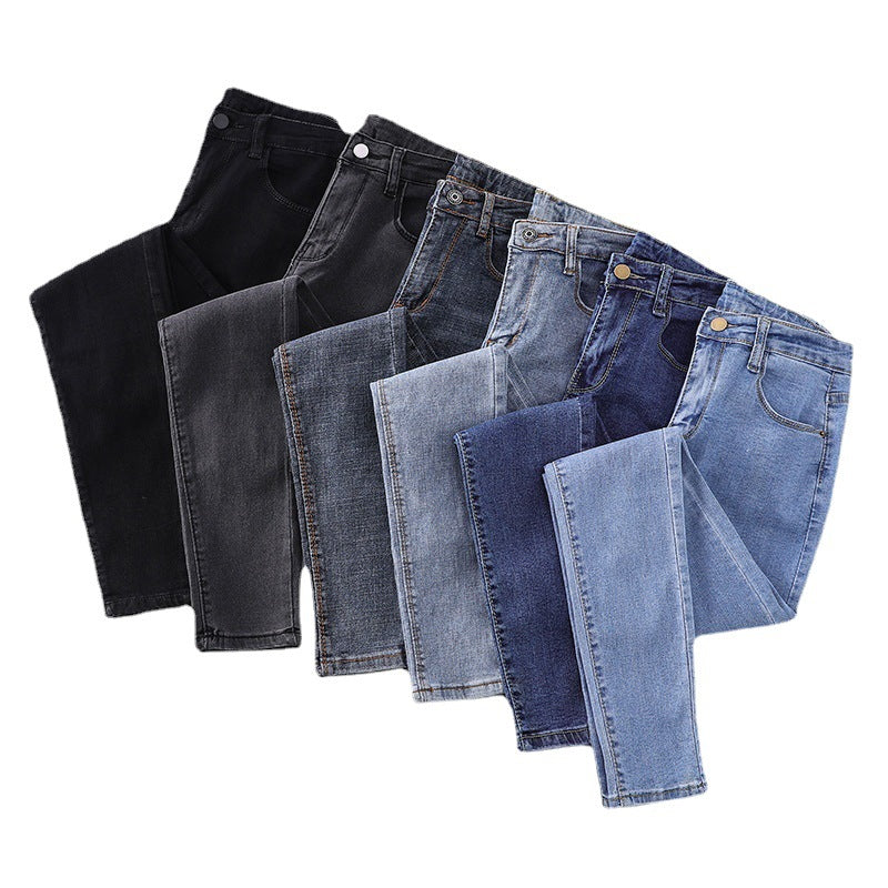 high quality used black white outfit two piece jean sets ladies plus size for fat usa 2xl--8xl sizes high waist jeans for women