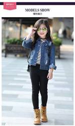 Wholesale Hot Sale Fashion Side Pants Cute Accessory Soft Comfortable Cotton Knits Girls Kids Leggings