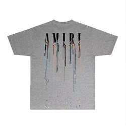 Amiry NEW Mens Womens Designer T shirts Printed Fashion man T-shirt Top Quality Cotton Casual Tees Short Sleeve Luxury Hip Hop