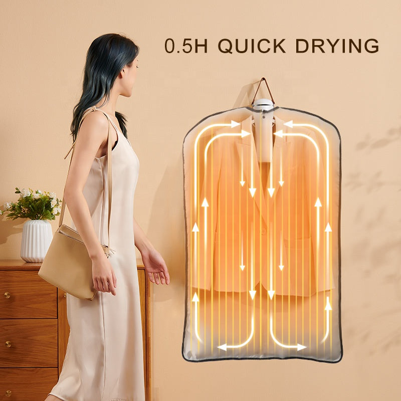 $1 get a Clothes dryer suitcase home travel foldable heater iron steam portable electric automatic closet clothes dryer machine