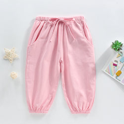 Children Pants Kids Pants Children Loose Casual Patchwork Trousers Girls Kids Oversized Pants
