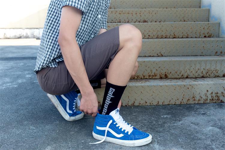 KANGYI custom fashion logo socks ribbed terry cotton sport socks with fashion box