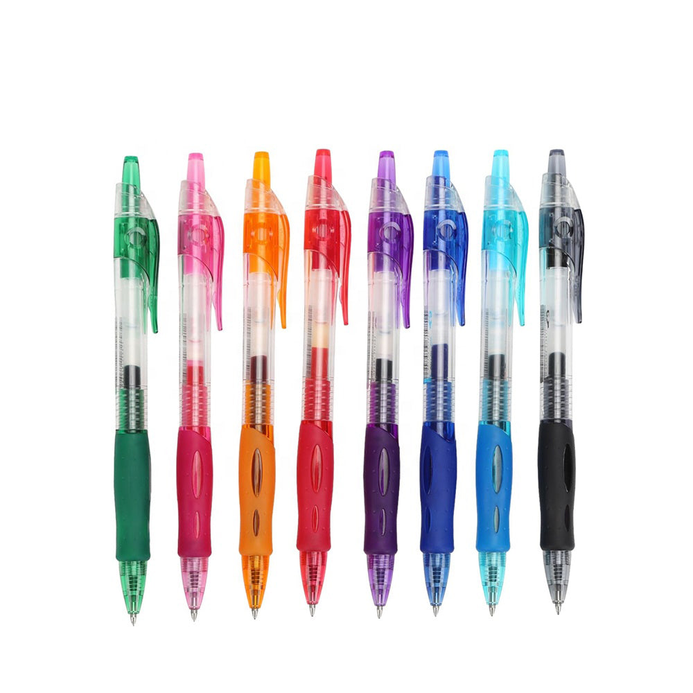 M&G color canetas fofas gel pen 0.7mm retractable blue black gel pen