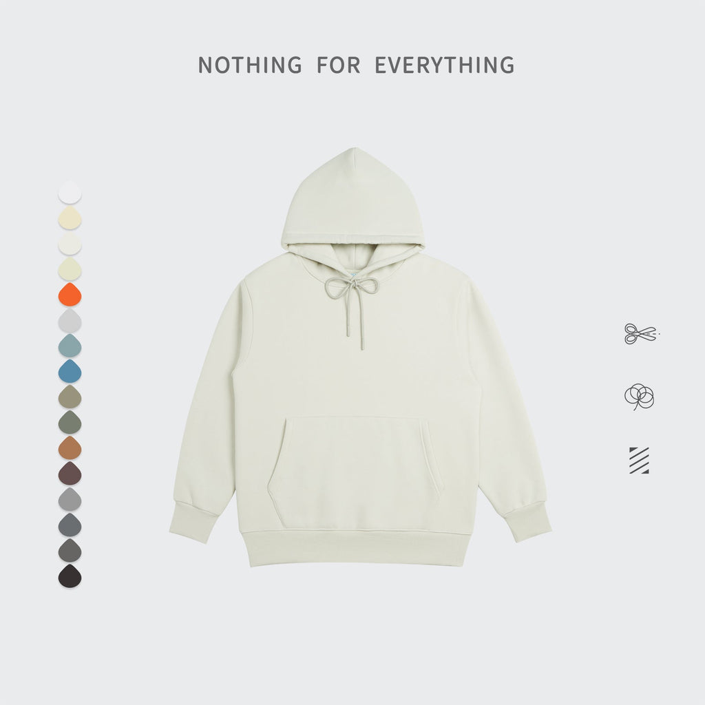 custom logo 350 grams mens thick fleece lined mens hoodies oversized high quality blank hoodies unisex