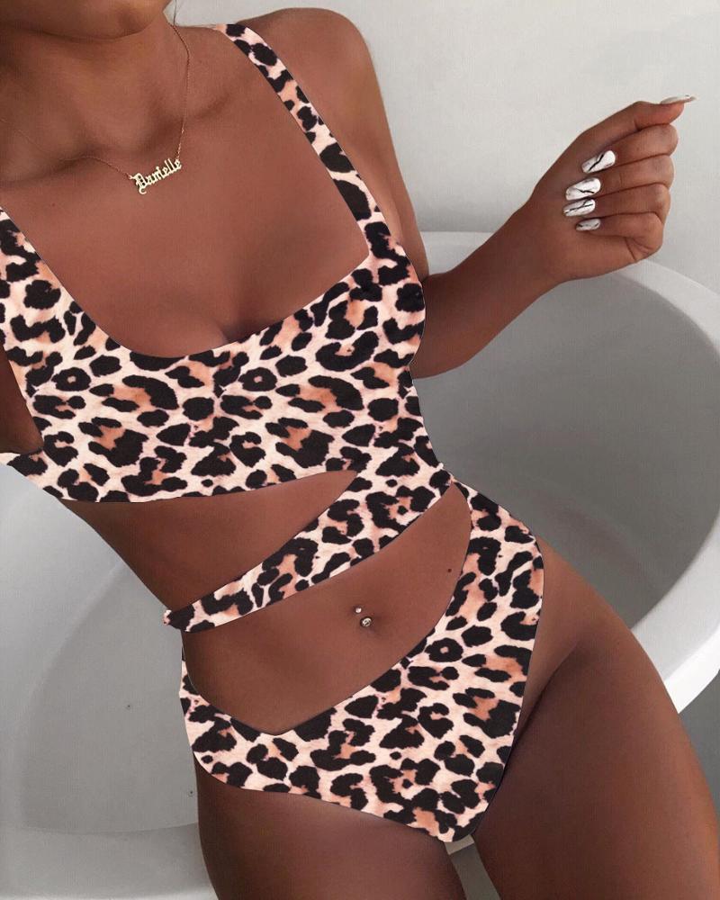 2021 new solid color one piece swimsuit solid color one piece bikini womens hollow swimsuit