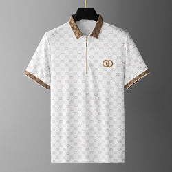 casual new men's Summer polo shirt men's short-sleeved cotton men polo shirt