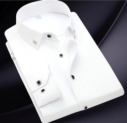 Men's Shirts Manufacturer Custom Made Wholesale Business Shirts  For Men Long Sleeve Custom White Latest Dress Shirt