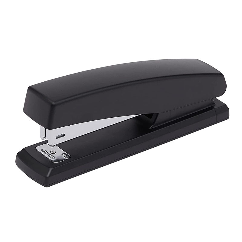 Bview Art Non-Slip 20 Sheets Capacity Black Stapler for Office Desk