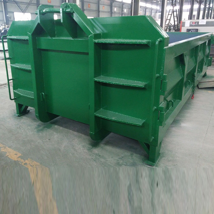 roll off dumpster hook lift 2-10 cubic meters mobile waste collection garbage trash dumpster compactor truck