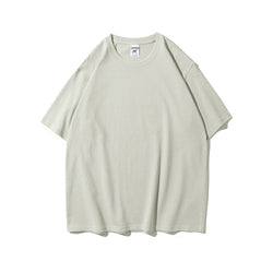 HIC High Quality Heavyweight 280gsm 100% Cotton Oversized Printed Embroidered Plain Tee plus size men's custom t shirt