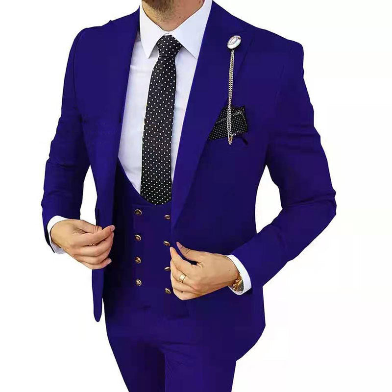 2023 OEM Trajes De Hombre Slim Fit Groom Wedding Business Tuxedo Suit Formal Gentleman 3 Pieces Blazer Designs For Set Men Suits