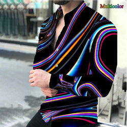 custom silk slim men tee dress shirts casual clothes long sleeve printing shirts for mens fashion shirts