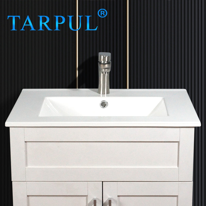 Tarpul China Sanitary Ware White Ceramic Hand Wash Modern Bathroom Basin Ceramic Sink