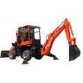 Mini Wheel Backhoe Loader For Sale Multifunctional Backhoe Excavator