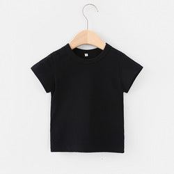 Cotton Comfort: Blank Plain Children's T-shirts for Every Occasion
