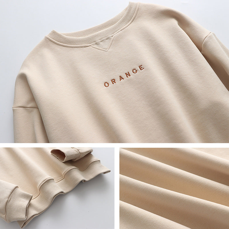 OEM New Design hooded 100% cotton Pullover Solid Custom Logo Embroidery Sweatshirt Women hoodies