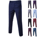 High Quality Men Pants Comfortable Breathable Cotton Casual Thin Business Wedding Suit Trousers For Men