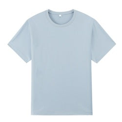 Wholesale Custom Your Brand Logo 100% Cotton Blank Men T Shirt Plain Casual Men's T-shirts
