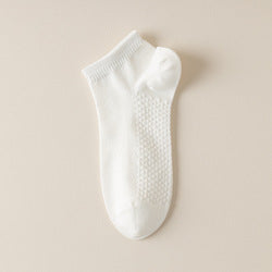 Custom Printed logo Thick Cotton Gym Short low Cut Sporty Socks Non Slip Men Outdoor Running Ankle Socks
