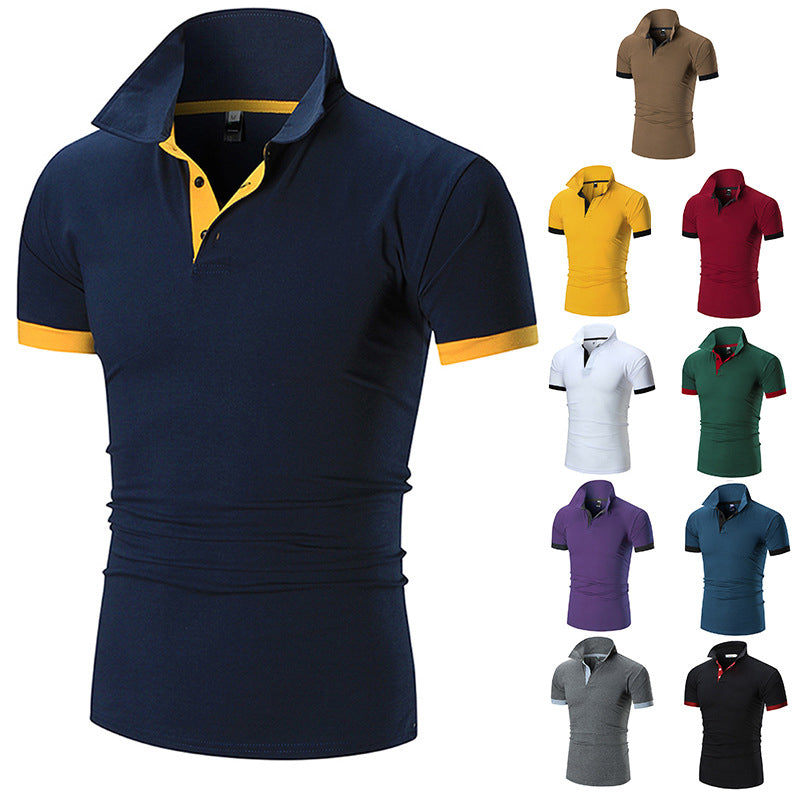 Custom Logo Embroidery Men's Summer New Short Sleeve Golf Sports Camiseta Plain Polo Shirts