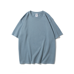 HIC High Quality Heavyweight 280gsm 100% Cotton Oversized Printed Embroidered Plain Tee plus size men's custom t shirt