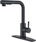 New Luxury Matt Black 304 Stainless Steel Sink Tap Mixers Black Kitchen Faucets